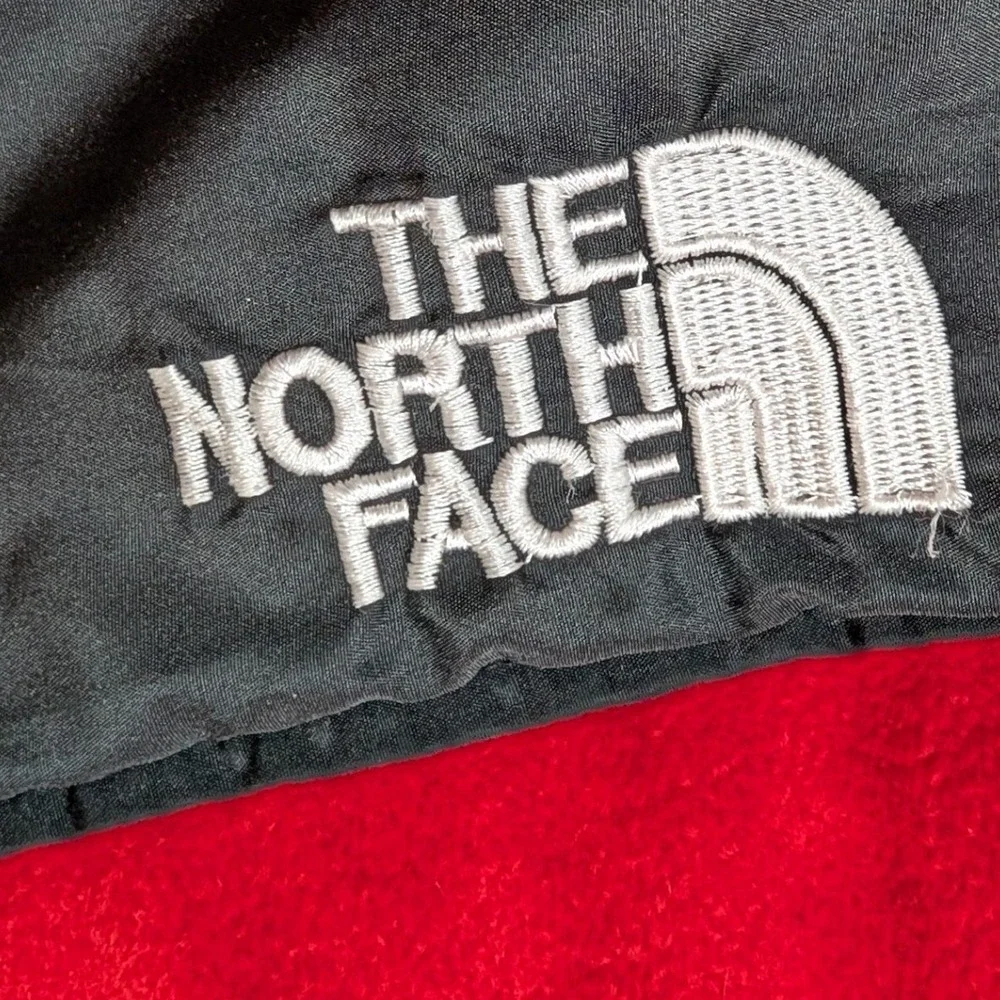 The North Face Fleece Jacket Mens L Red Denali Gore-Tex Full Zip Outdoor